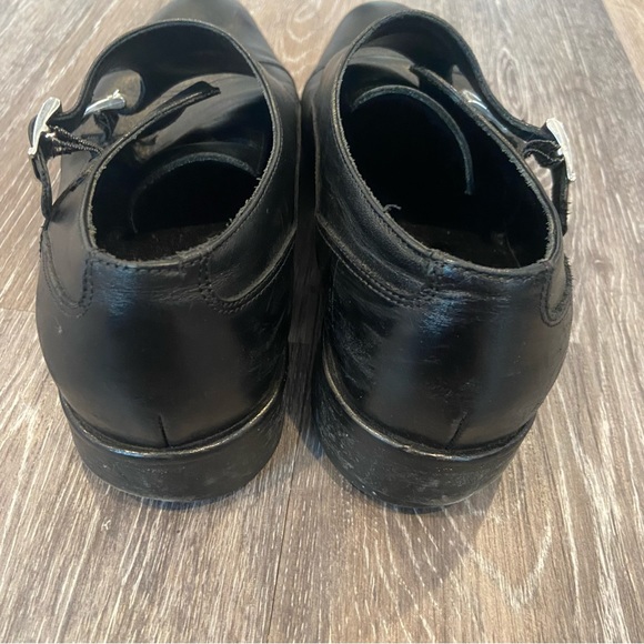 BROLETTO Leather Dino Double Monk Strap Shoe Black Made In Italy Size 9.5 main image 7